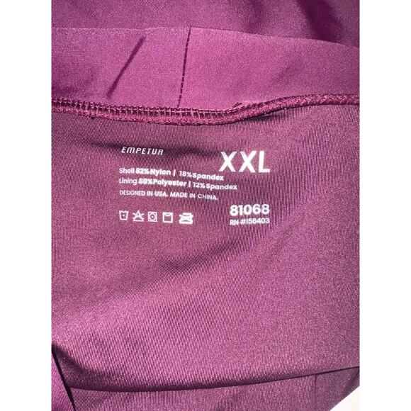 Brand New Empetua Women's Size 2XL XXL High Waisted Control Bikini Bottom Purple - Picture 9 of 9